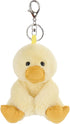 Apricot Lamb Cute Plush Yellow Duck Stuffed Animal Keychain for Kids Bag, Purse, Backpack (5 Inches)
