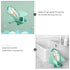 Mikinona Bath Thermometer Floating Cartoon Tub Thermometer for Newborn Safety Water Temperature Measurement Green