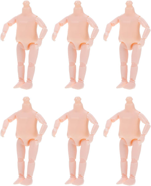 Moveable Jointed Doll 6pcs Body - Nude Naked Soldier Ken Male Dolls for Artist Drawing & DIY Doll Accessory
