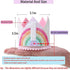 WAWUO Birthday Rainbow Girl Crown, Birthday Hat for Event Party Supplies