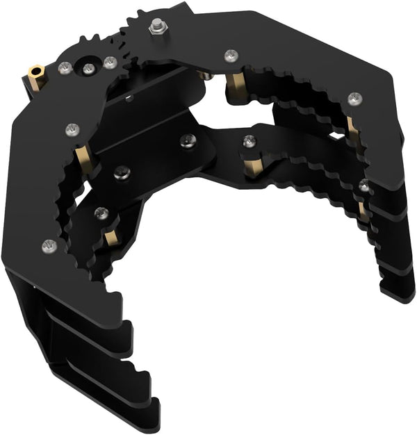 Mechanical Robot Arm Claw/Gripper (Black Mechanical Claw without Servo)