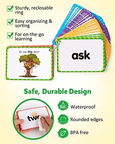 220 3 4 5 Coogam Sight Words Educational Flashcards - Dolch Sightwords Game with Pictures & Sentences,Literacy Learning