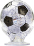 Coolplay 3D Soccer Puzzle Ball for Children, Light-up Black and Transparent - 76 Pieces