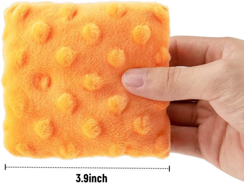 Texture Sensory Bean Bags, Set of 13 Toddler Sensory Toys for Babies, Shape Sensory Play with Storage Bag