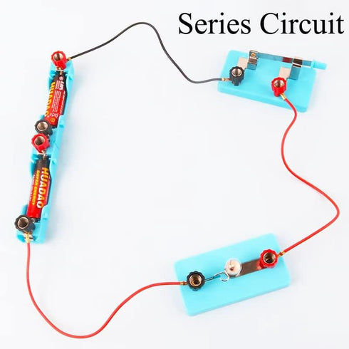 Kids Electricity Circuit Learning Kit, STEM Physics Science Electric Lab Experiments for Series and Parallel Circuit