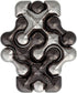 BePuzzled Dot Hanayama Metal Brainteaser Puzzle, Mensa Rated Level 2 for Ages 12 and Up