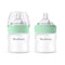 Yooforea Silicone Coated Glass Baby Bottle, 0M+ Slow Flow Nipple I Anti-Colic,