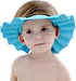 Baby Shower Bathing Cap, Soft Shower Cap Hat Wash Hair Shield for Children Kids, Blue