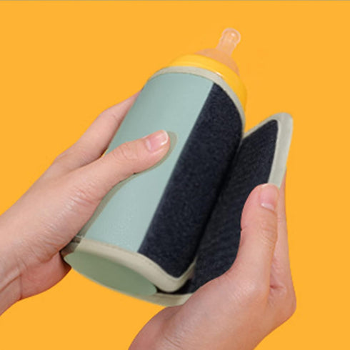 Travel-Friendly USB Baby Bottle Heater with LCD Display - Perfect for Cars and Planes