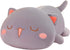 FUYU Cat Stuffed Animals, Soft Kawaii Kitten Plush Pillow, 27in/67cm Toy Gifts for Kids Room Decor (Gray Squinted)