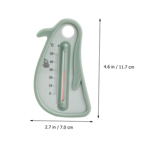 TOPPERFUN Bath Penguin Thermometer Floating Cartoon Water Temperature Monitor for Newborns and Toddlers Anti-Burst