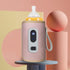 Portable Bottle Warmer Insulation Cover, Baby Milk Heat Keeper Cover with Temperature Adjustment, USB Warmer Bottle