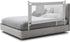BABY JOY Bed Rail for Toddlers, 57’’ Extra Long, Height Adjustable & Foldable Guard with Storage Pocket