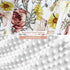 Floral Baby Blankets, Double Layer Toddler Blanket for Boys Girls, Dotted Backing, Crib Receiving Blanket, 30 x 40 Inch