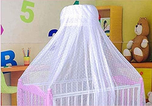 Set Baby Infant Toddler Bed Dome Cots Mosquito Netting Hanging Bed Net Mosquito Bar Frame Palace-Style Crib Bedding
