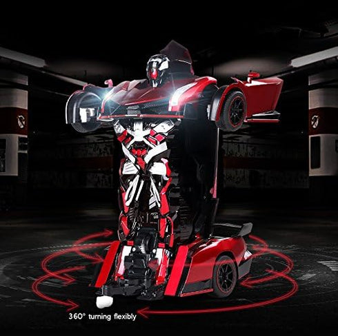 1:14 360Drifting, 8+, SainSmart Jr. Remote Control Car, Transform Robot RC Cars for Kids Toys, Scale Car