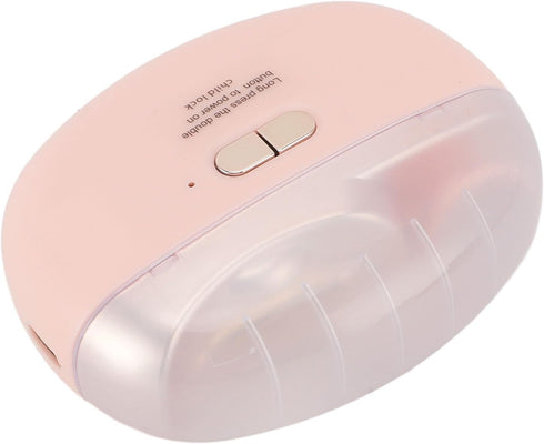 Trimmer 2 Electric Automatic Nail Clipper, Portable Electric Nail with Light & Speeds, Nail Scraps Storage, Fingernail