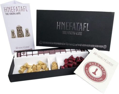 Hnefatafl - The Viking Game, Cardinal Edition with Red Pieces