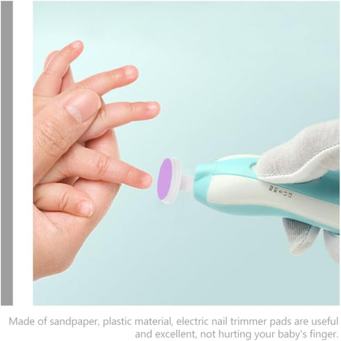 Trimmer Homoyoyo Electric Nail File Pads for Toddler Nail Replacement Pads Boys and Girls