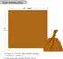 Newborn Swaddle Blanket with Hat Set - Hospital Receiving Blankets for Girls Boys (Copper, 35"*35")