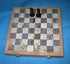 10" Chess Board Game Set with Wooden Base, Stone Inlay & Handmade Stone Chess Pieces, Folding Crafted Chess Game