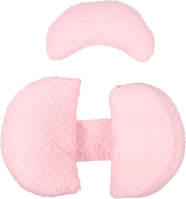 MUELODSIC Cooling Maternity Pillow for Pregnant Women Ergonomic Multi-use Lumbar Support and Side