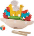 PlanToys Balancing Boat Wooden Game for Kids Ages 3+ | Montessori Fine