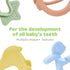 Swing Bird Teether (Green) | 100% Platinum Silicone | Easy to Hold Baby Teether for 3-12 Months | Pack of 1