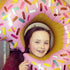 6PCS Big Donut Foil Balloons, Large Mylar Doughnut Balloons for Birthday Party Wedding Decoration Baby Shower