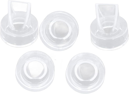 RIZGHWOY 5 Duckbill Valve Replacement Kit, Pieces, Food Grade Silicone, Baby Pump Valve, Accessories