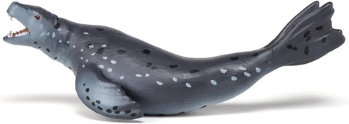 Papo Leopard Seal Figurine, Realistic Marine Life Collection, Hand Painted, Durable Educational Gift for Ages 3+
