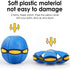 UFO Magic Ball, Portable Pet Toy Flying Saucer Ball, Creative Doggy Disc Ball for Kids Sports and Outdoor Games