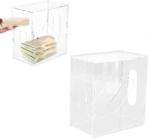NOENNULL Milk Bag Storage Containers, Breast Milk Storage Containers, Acrylic, Transparent, Removable Breast Milk Bag