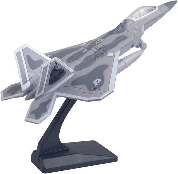 Ailejia Diecast F 22 Fighting Falcon Airplane Model Military Plane Pull Back