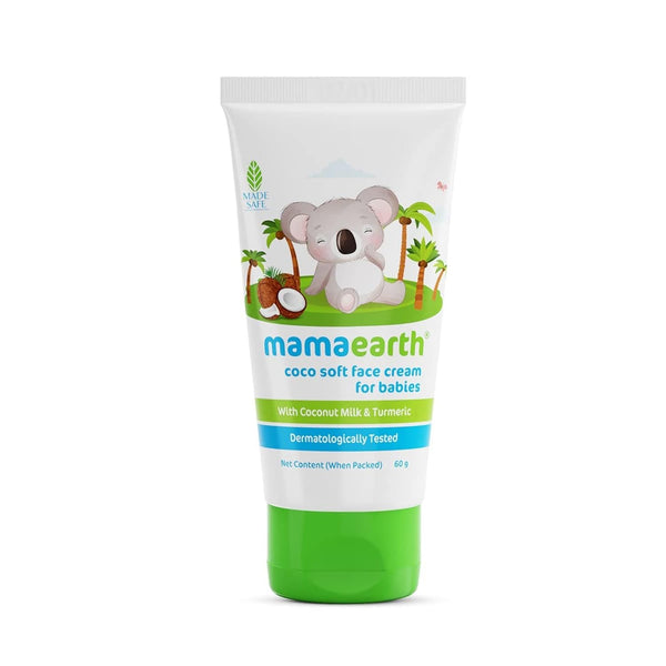MAMAEARTH Coco Soft Face Cream for Babies with Coconut Milk & Turmeric