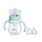 POTATO Glass Baby Bottles, Anti-Colic Breastfeeding Bottles with Medium Flow Nipple, Suitable