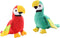 2PCS Cute Parrot Stuffed Animal Plush Bird Toy, 7.9" Doll Gifts for Girls Boys