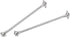 144001 144002 124018 124019 124017 124016 144010 VBESTLIFE RC Car Drive Shaft,Stainless Steel RC Dog Bone Shaft