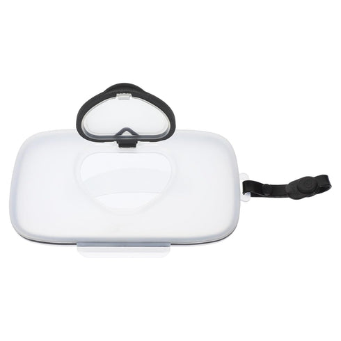 Luxshiny Portable Baby Wipes Dispenser with Heart-Shaped Lid Reusable Wipe Holder Box