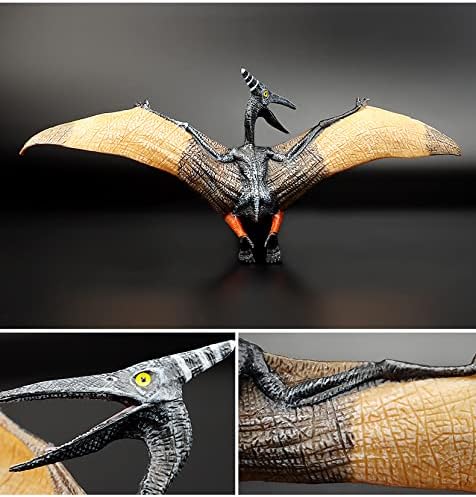 Gemini&Genius Pterosaur Dinosaur Toy - Pterodactyl Figure Gift for Kids, Stocking Stuffers, Party Favors