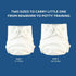 BISENKID (2-Pack, 2: 18-35lbs) Organic Cotton Cloth Diaper Inner - Super Absorbent and Comfy, Used with Waterproof