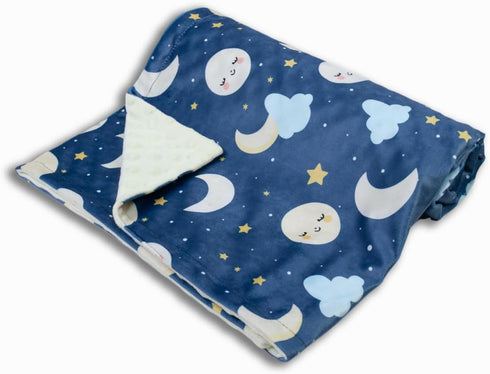 Baby Blankets for Unisex Boys Girls, Super Soft Nursery Minky Blankets, 30 x 40 inch Outer Space Printed Bed Throws for
