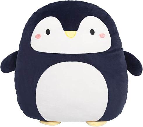 Cute Penguin Plush Cuddle Pillow, ARELUX 16inch Stuffed Animal Plush Toy, Festival Room Decor for Friends Family