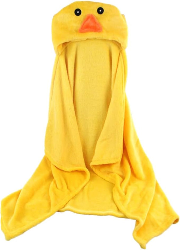 UAZNegozio Baby Bath Hooded Towels Kid Soft Cozy Flannel Blanket Wearable Toddler Cloak