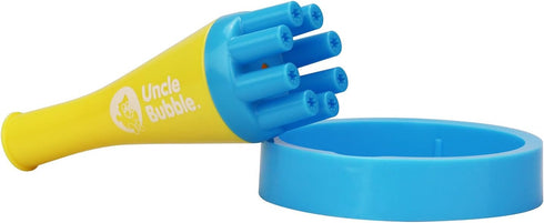 Bubble Blower for Kids and Toddlers, Uncle Bubble Mini Blower Family Set, Blow Thousands of Bubbles at Once