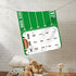Baby Monthly Milestone Blanket, Football Sports Months Blanket for Toddler Photography Background Prop 60"x40"