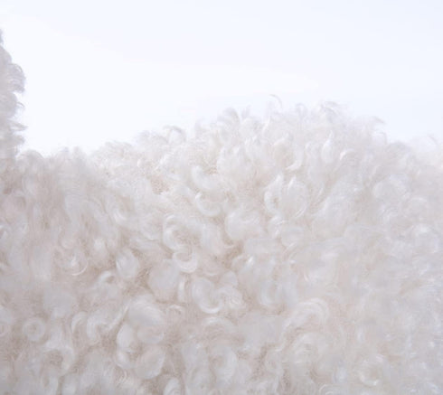 CU-MATE White Poodle Stuffed Animal Simulation Dog -Realistic & Lifelike Soft Handmade Standing Dog Plush Toy Puppy