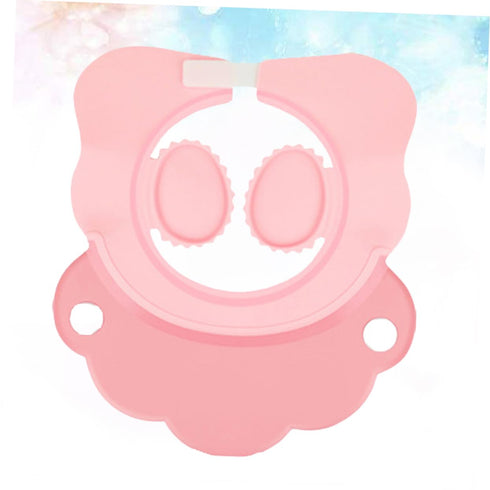 Vaguelly Adjustable Baby Shower Cap Silicone Infant Bathing Hat for Baby Shampoo Hat Cartoon Suitable for Haircuts