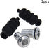 Fielect 54mm Waterproof Push Rod Rubber Seals with Aluminum Mount for RC Boat, 2 Sets Included