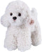 CU-MATE White Poodle Stuffed Animal Simulation Dog -Realistic & Lifelike Soft Handmade